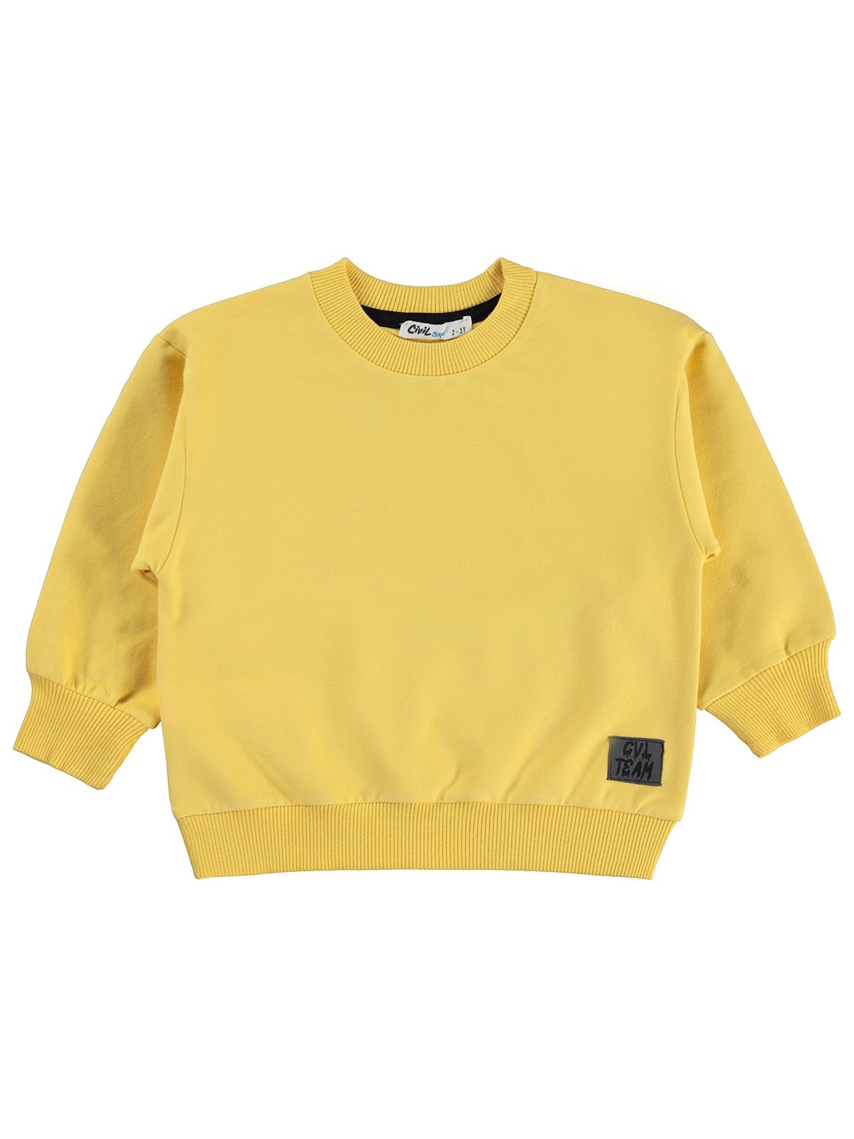 Civil Boys Armalı 2-5 Yaş Sweatshirt - Mavi