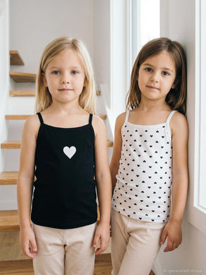 Civil Girls Kız Çocuk Kalp 2-10 Yaş 2'li Atlet