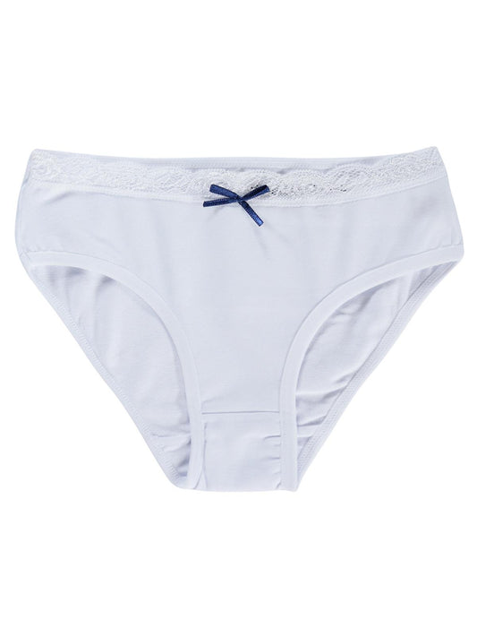 Civil Kız Çocuk Dantelli Kız Çocuk 2'li Külot | Likralı Süprem | Okul Kreş ve Günlük Kullanım