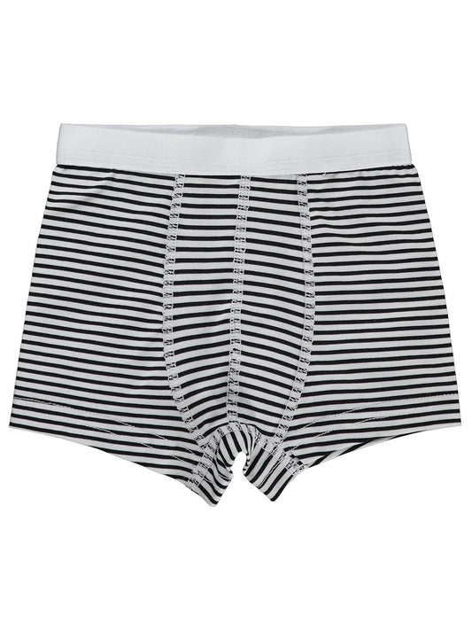 Civil Erkek Çocuk Çizgili Erkek Çocuk 2'li Boxer | Likralı Süprem | Okul Kreş ve Günlük Kullanım