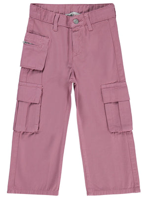 Civil Girls Üç Cepli Kargo 2-5 Yaş Pantolon - Pembe