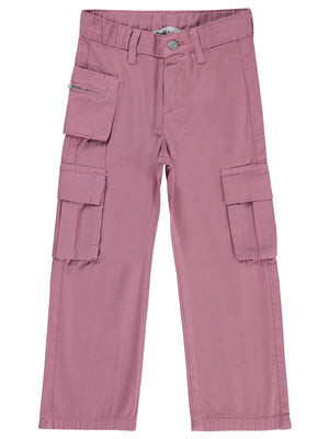 Civil Girls Üç Cepli Kargo 10-13 Yaş Pantolon - Pembe