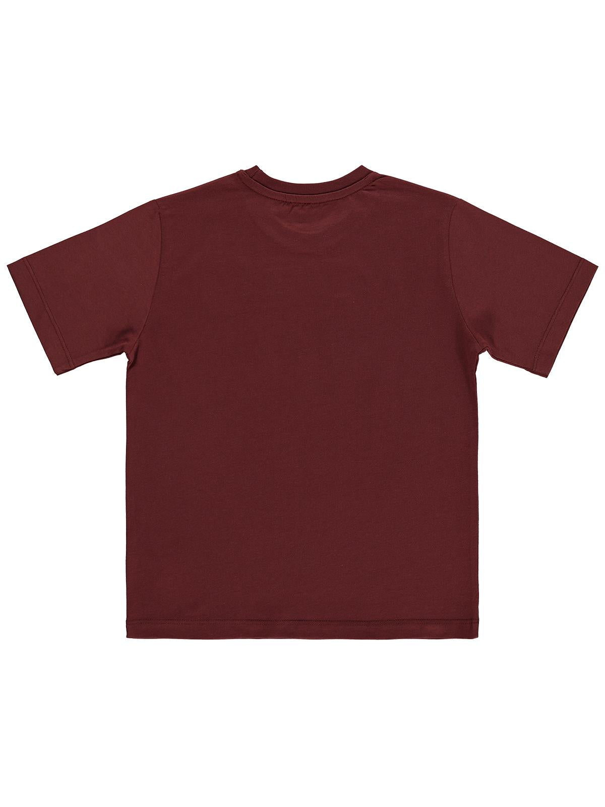 Civil Boys NY Skate Sprey Basklı 6-9 Yaş Tişört - Turuncu