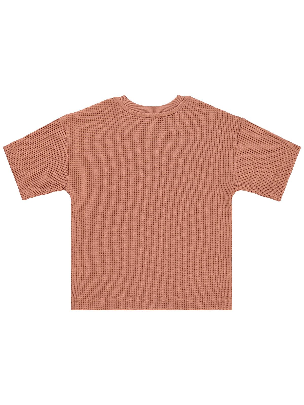 Civil Boys Basic Waffle 2-5 Yaş Tişört - Pudra