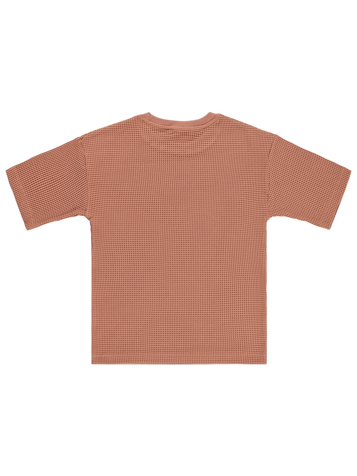 Civil Boys Basic Waffle 10-13 Yaş Tişört - Pudra
