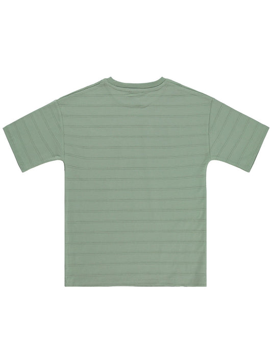 Civil Boys Basic Önü Cepli 6-9 Yaş Tişört - Yeşil