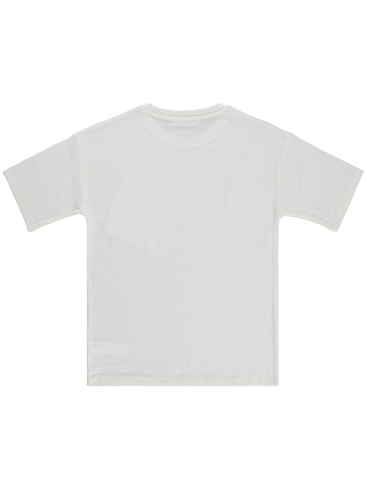 Civil Boys Basic Önü Cepli 6-9 Yaş Tişört - Beyaz