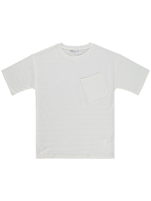 Civil Boys Basic Önü Cepli 6-9 Yaş Tişört - Beyaz