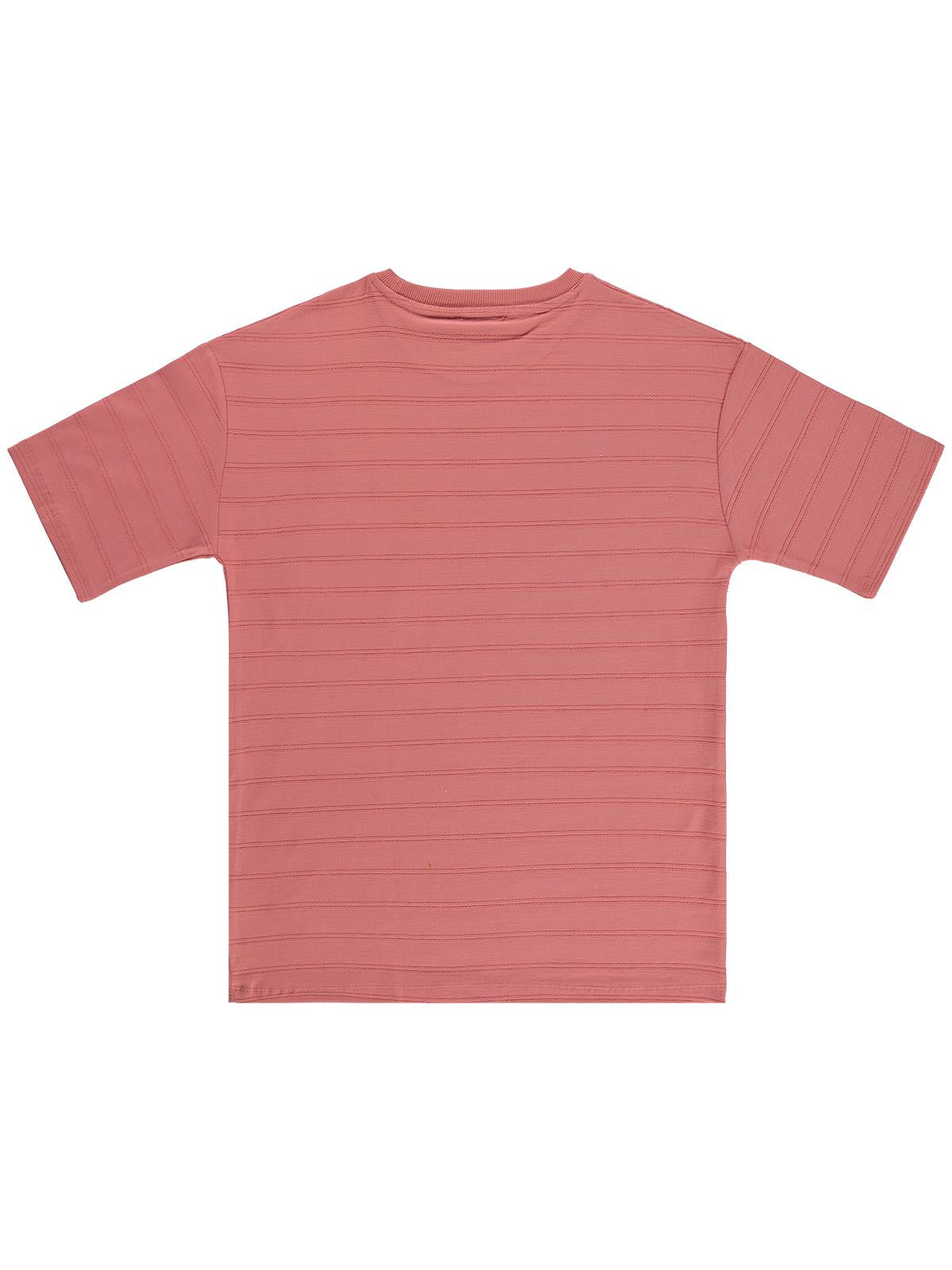 Civil Boys Basic Önü Cepli 10-13 Yaş Tişört - Pembe