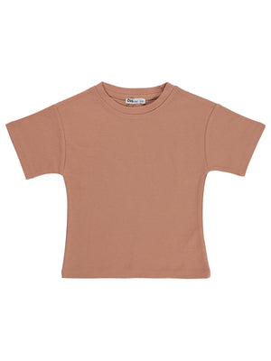 Civil Boys Basic Petek 2-5 Yaş Tişört - Pudra