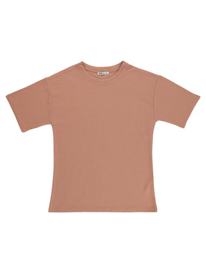 Civil Boys Basic Petek 6-9 Yaş Tişört - Pudra