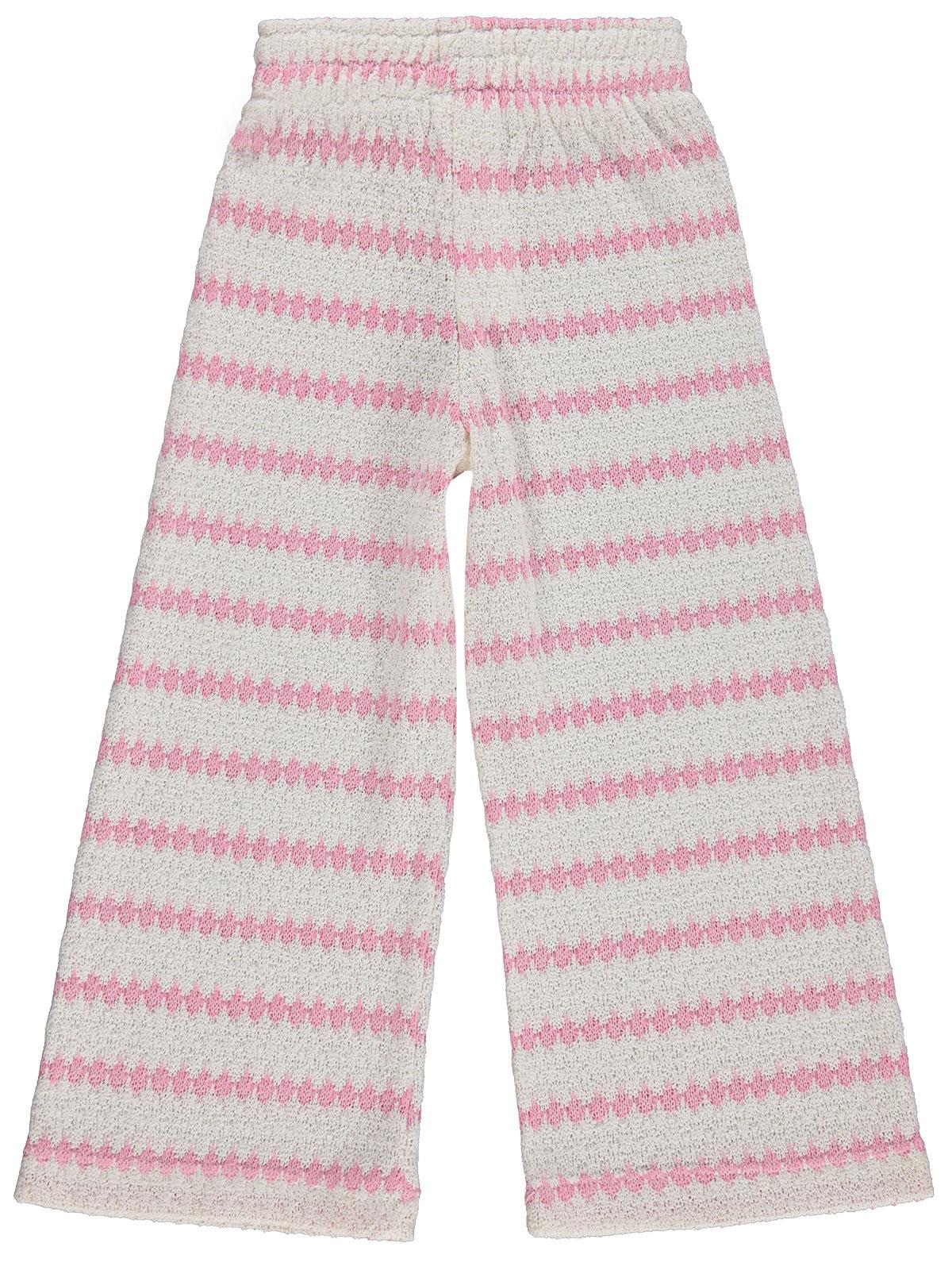 Civil Girls Bol Paça 6-9 Yaş Pantolon - Pembe