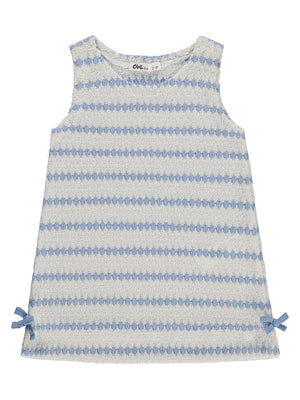 Civil Girls Fiyonklu 2-5 Yaş Elbise - Mavi