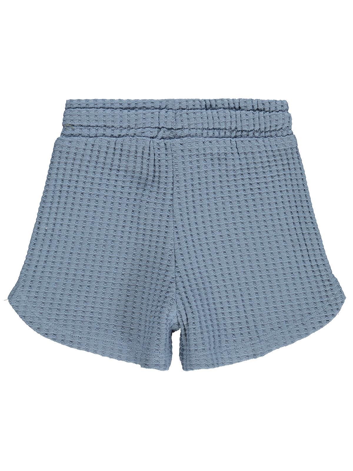 Civil Boys Basic Waffle 2-5 Yaş Şort - Mavi