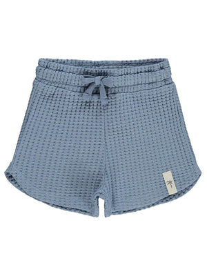 Civil Boys Basic Waffle 2-5 Yaş Şort - Mavi