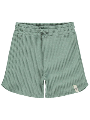 Civil Boys Basic Waffle 10-13 Yaş Şort - Yeşil