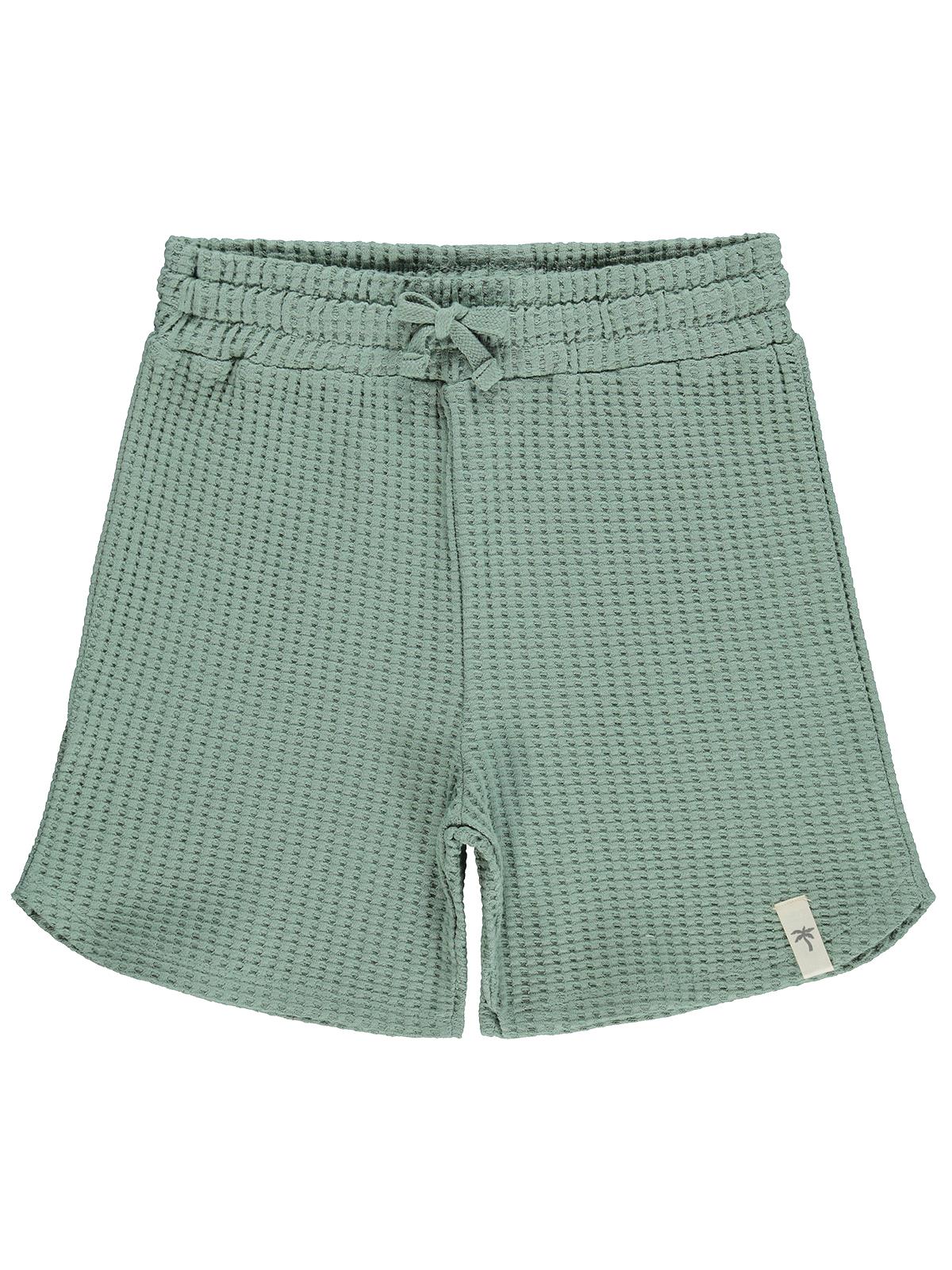 Civil Boys Basic Waffle 6-9 Yaş Şort - Yeşil