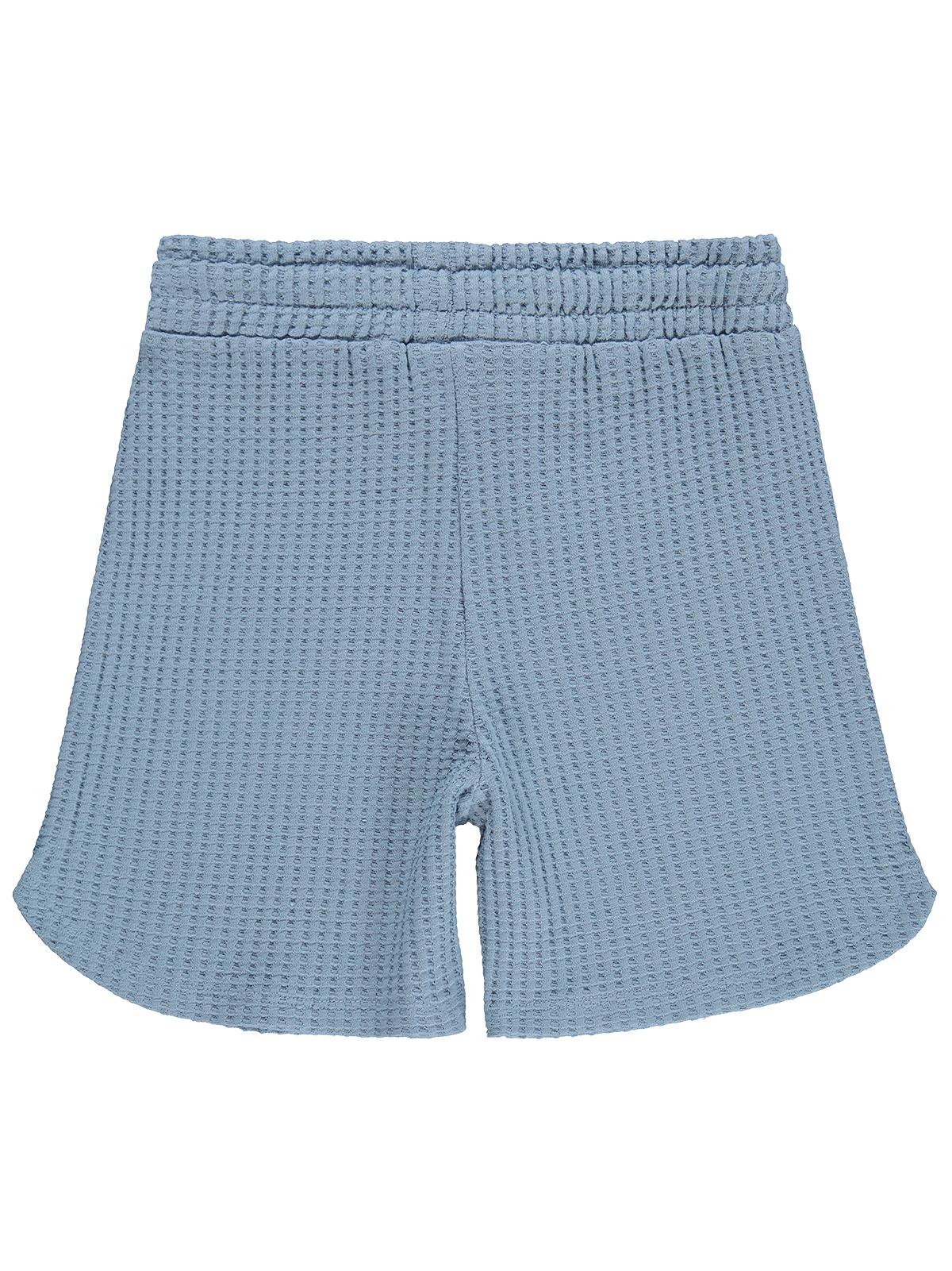 Civil Boys Basic Waffle 6-9 Yaş Şort - Mavi