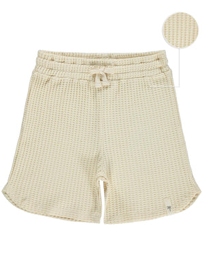 Civil Boys Basic Waffle 10-13 Yaş Şort - Kahverengi