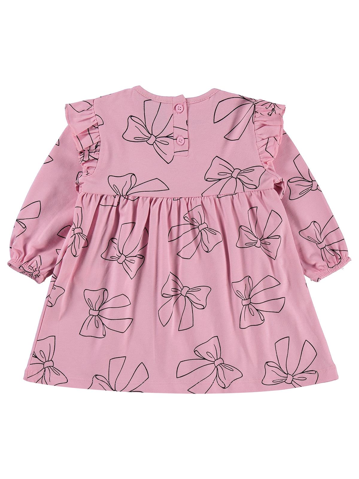 Civil Baby Fiyonk Empirme  6-18 Ay Jile ve Elbise  - Pembe