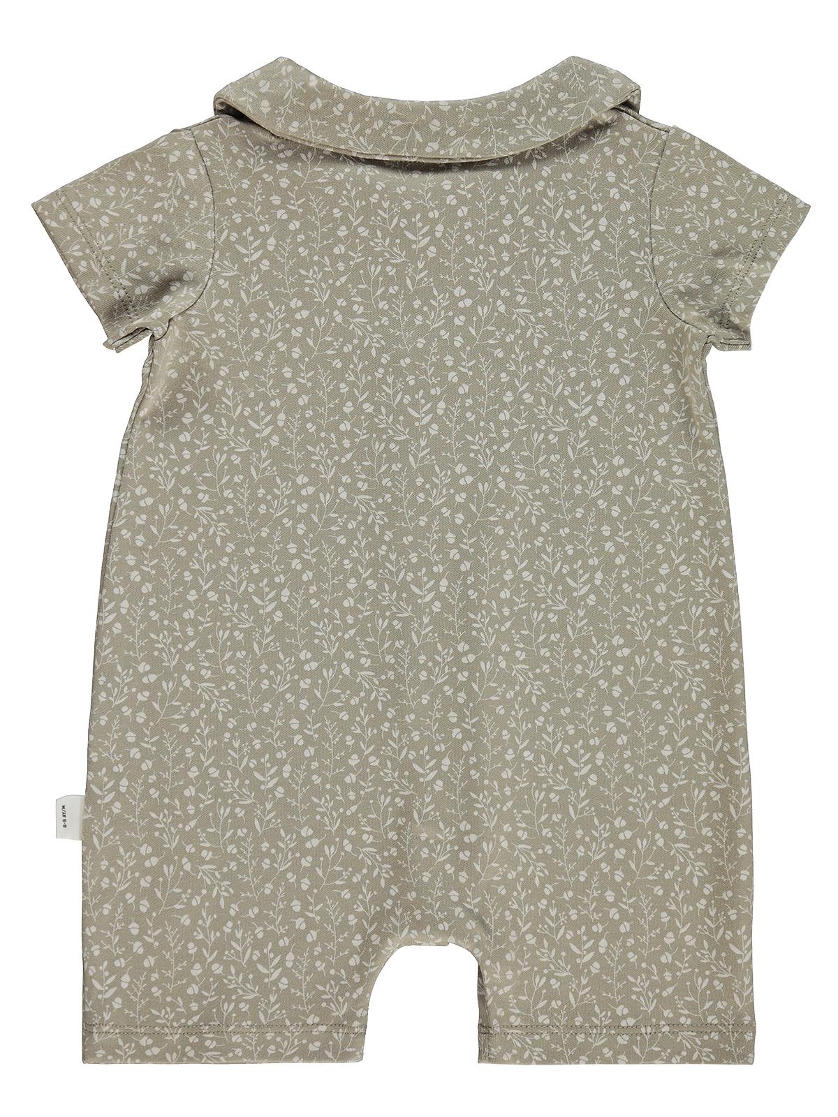 Civil Baby Çiçek Empirme  6-18 Ay Tulum - Bej