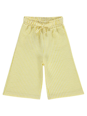 Civil Baby Çizgi Empirmeli 6-18 Ay Pantolon - Sarı
