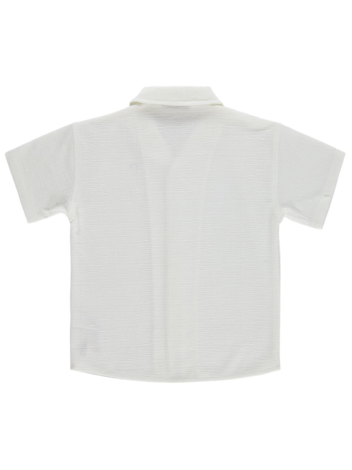 Pierre Cardin Tatil Yaka Basic 10-12 Yaş Gömlek - Beyaz