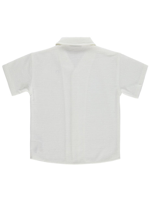 Pierre Cardin Tatil Yaka Basic 10-12 Yaş Gömlek - Beyaz
