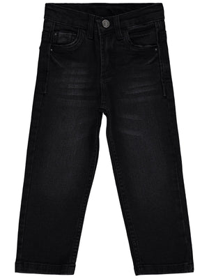 Civil Boys Basic Çizgili 2-5 Yaş Pantolon Kot - Gri
