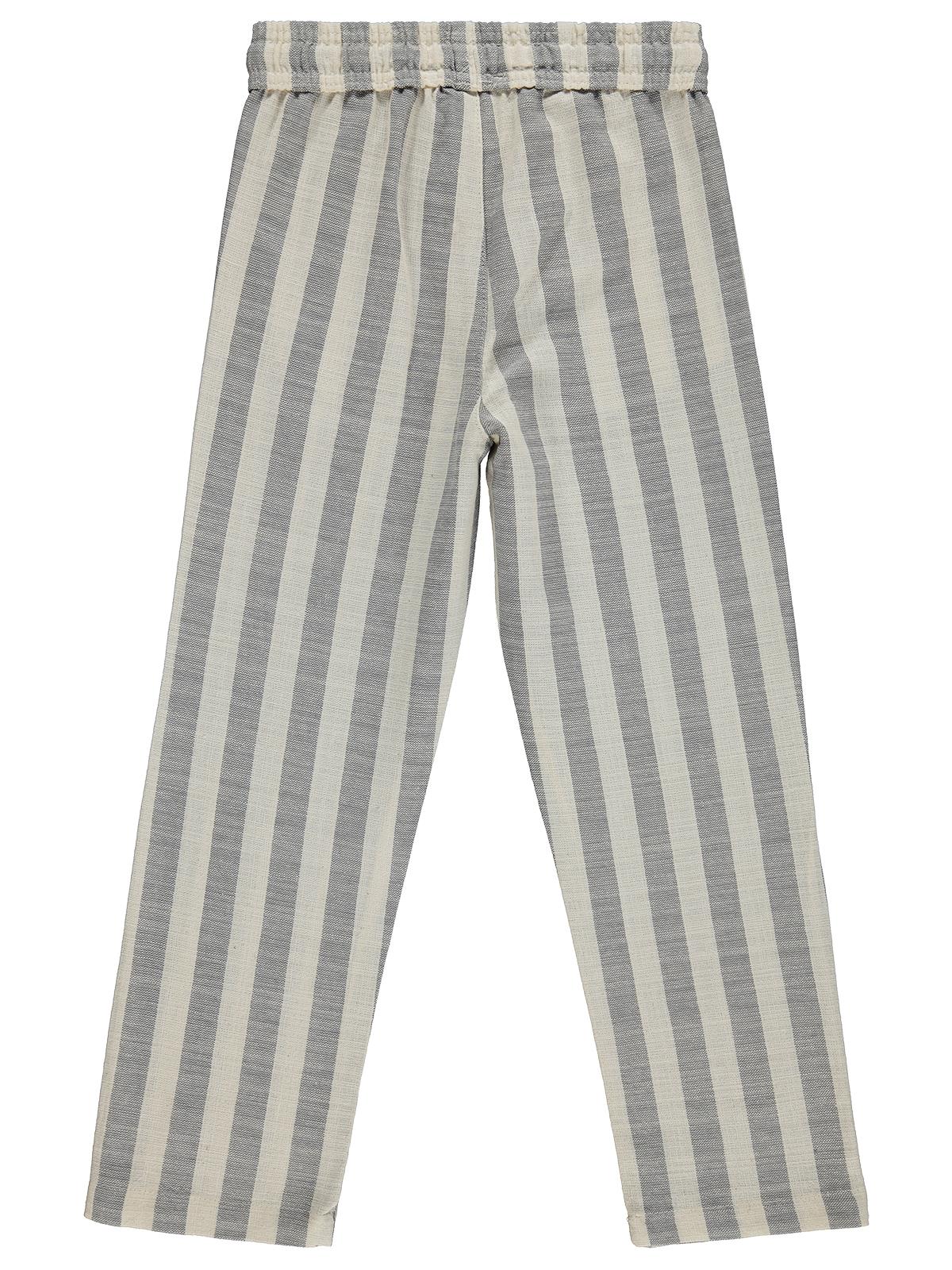 Civil Boys Kendinden Çizgili 6-9 Yaş Pantolon - Kahve