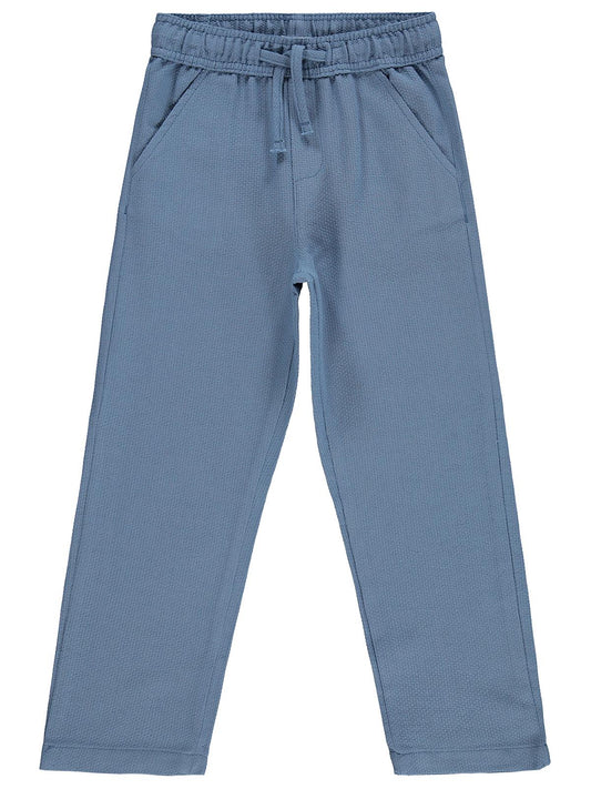 Civil Boys Armürlü Chino 6-9 Yaş Pantolon - Mavi