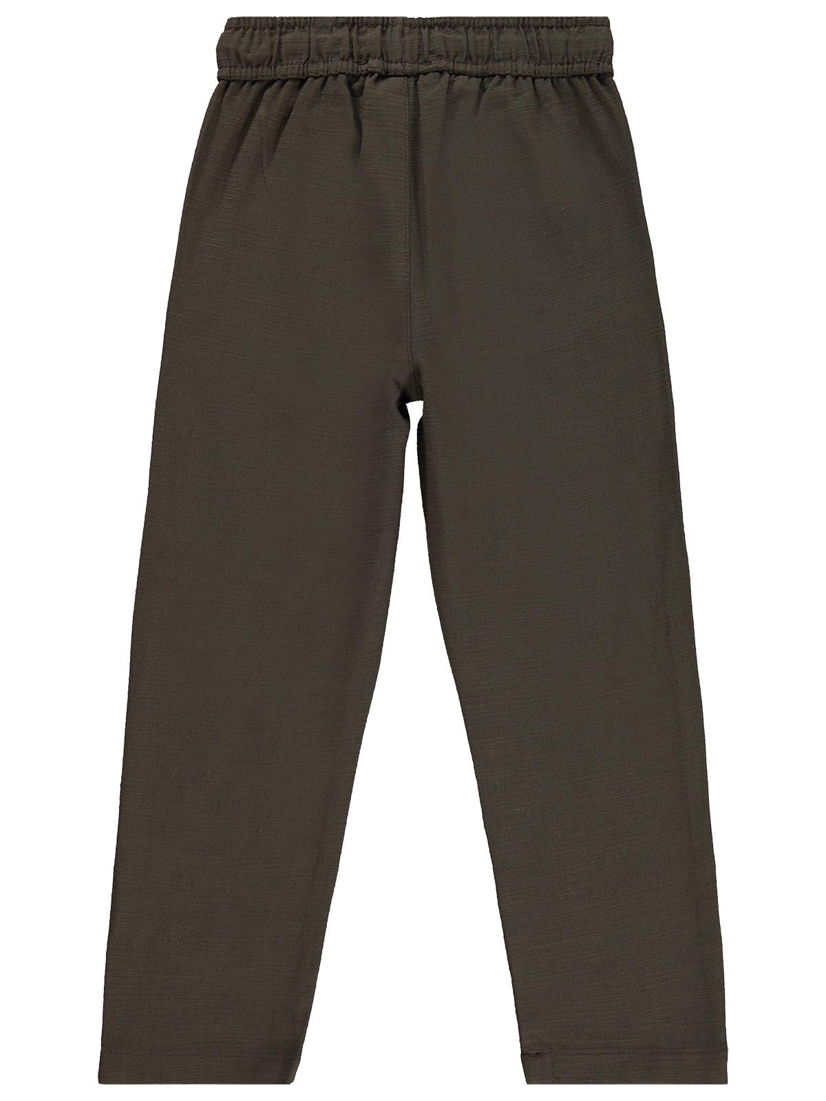 Civil Boys Flamlı Chino 6-9 Yaş Pantolon - Kahverengi