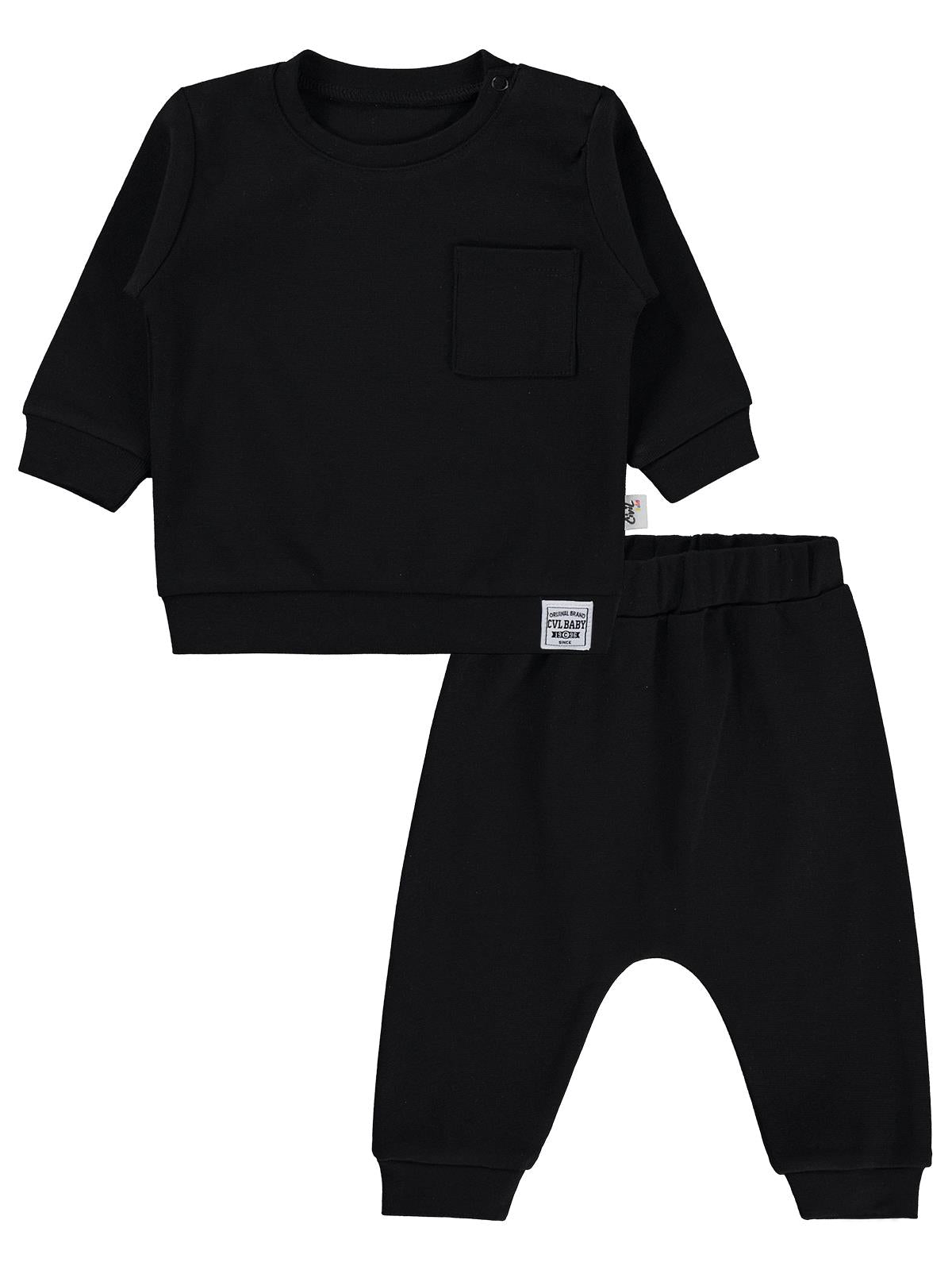 Civil Baby Süs Etiketli 2'Li Takım 6-18 Ay Takım - Siyah