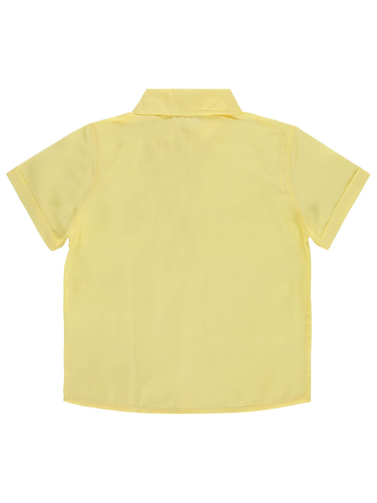 Civil Boys Basic Kısa Kol 10-13 Yaş Gömlek - Sarı