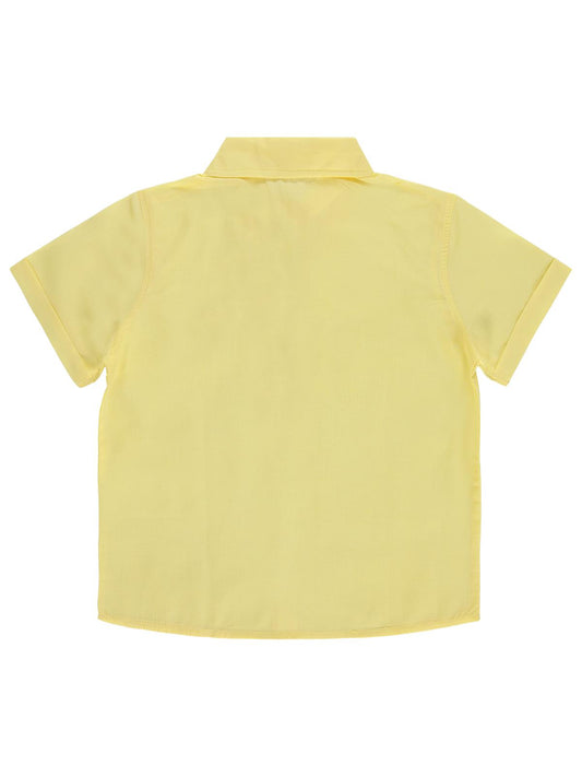 Civil Boys Basic Kısa Kol 6-9 Yaş Gömlek - Sarı