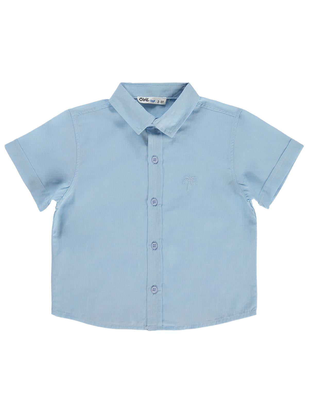 Civil Boys Basic Kısa Kol 2-5 Yaş Gömlek - Beyaz