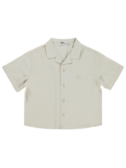Civil Boys Basic Tatil Yaka 2-5 Yaş Gömlek - Bej
