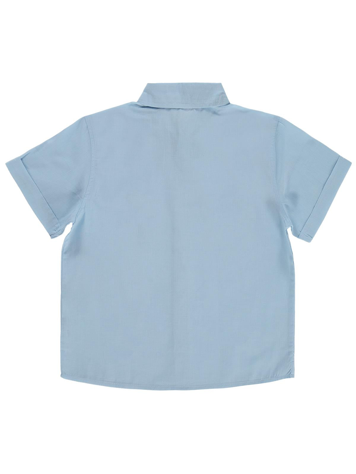 Civil Boys Basic Kısa Kol 6-9 Yaş Gömlek - Mavi
