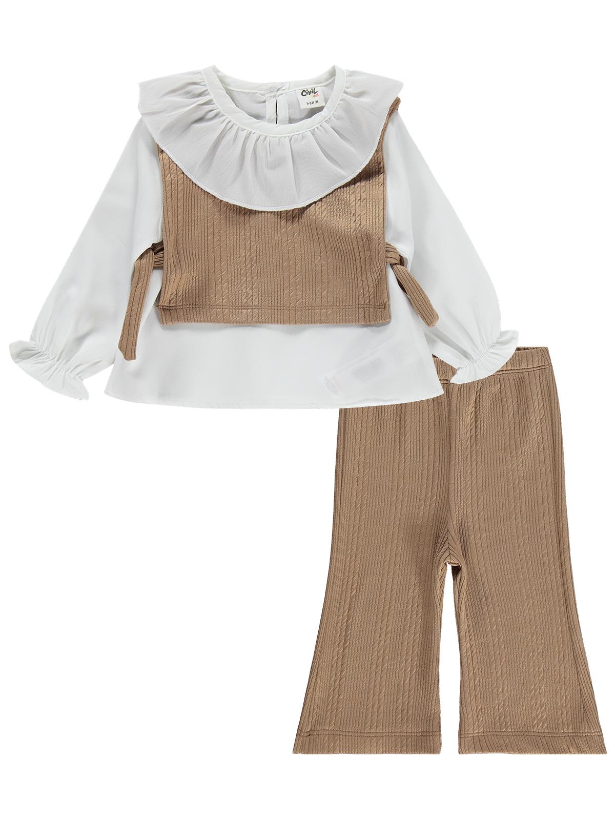 Civil Baby Bebe Yakalı 6-18 Ay Takım - Yeşil