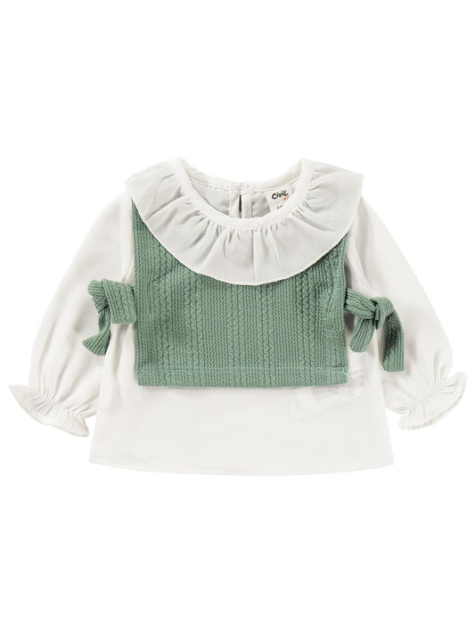 Civil Baby Bebe Yakalı 6-18 Ay Takım - Yeşil