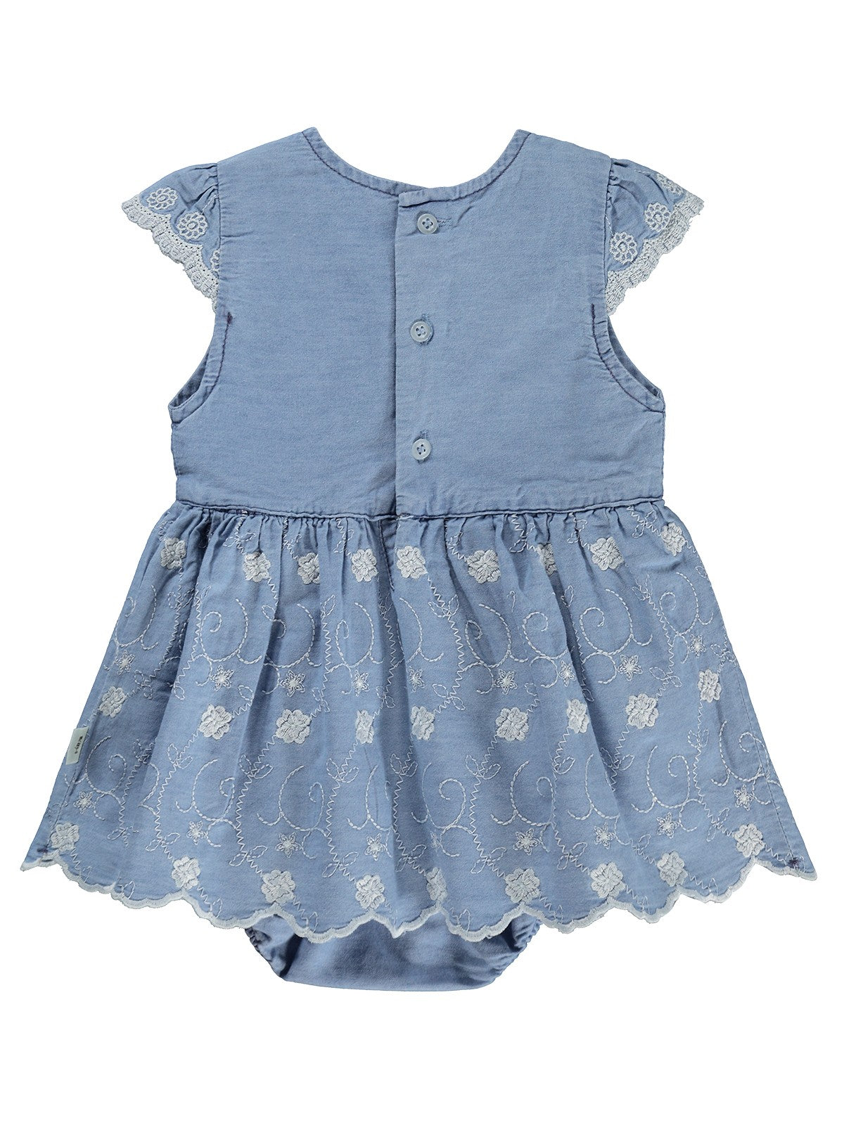 Civil Baby Fistolu Zıbınlı 6-18 Ay Elbise - Mavi