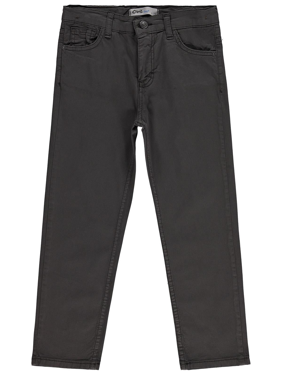 Civil Boys 5 Cep Basic 6-9 Yaş Pantolon - Kahverengi