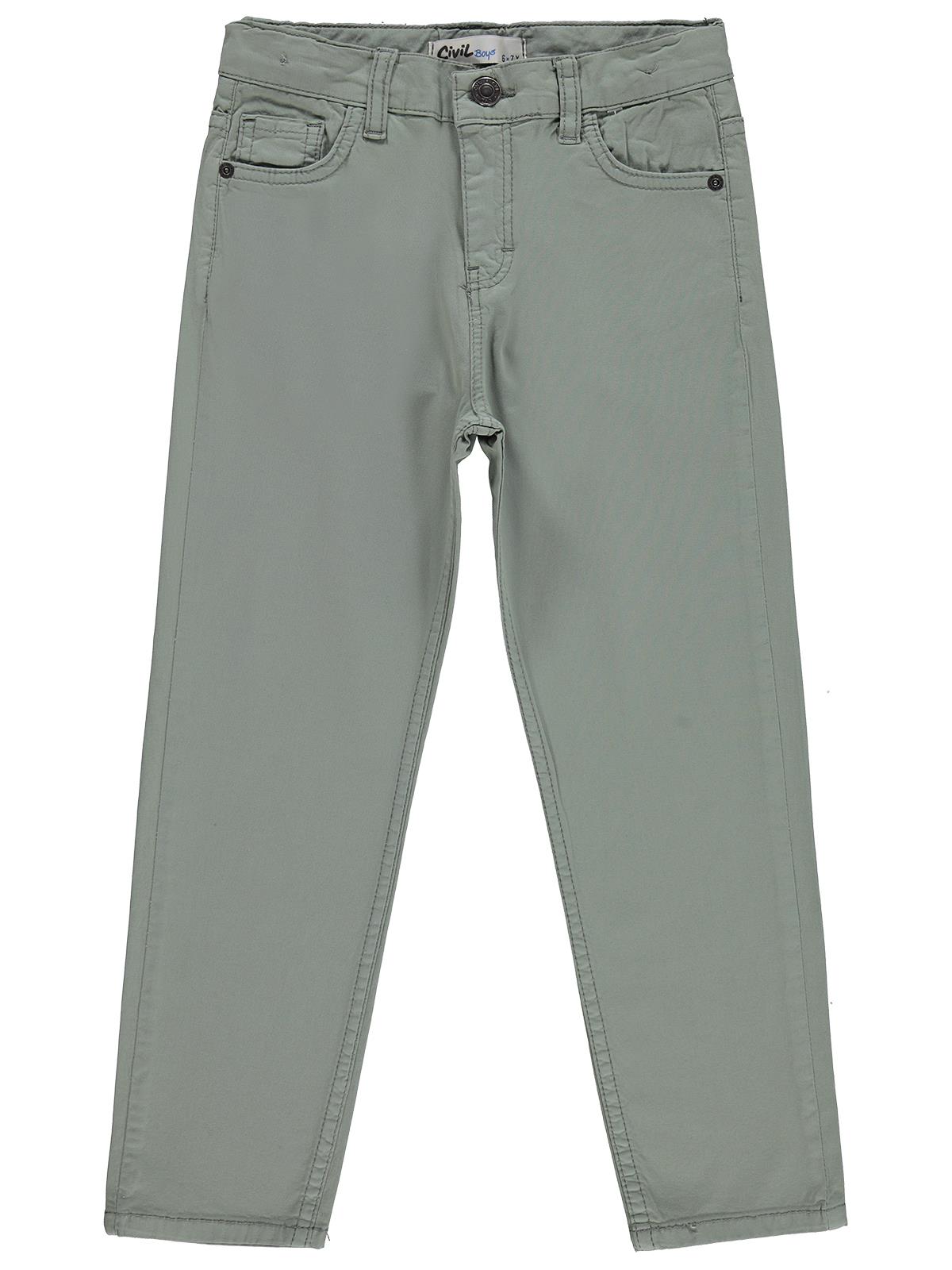 Civil Boys 5 Cep Basic 6-9 Yaş Pantolon - Yeşil