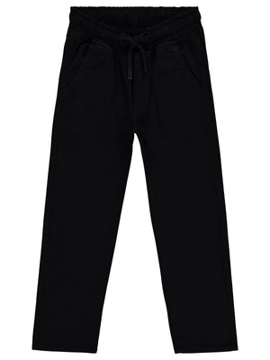 Civil Boys Beli Lastikli 10-13 Yaş Pantolon - Siyah