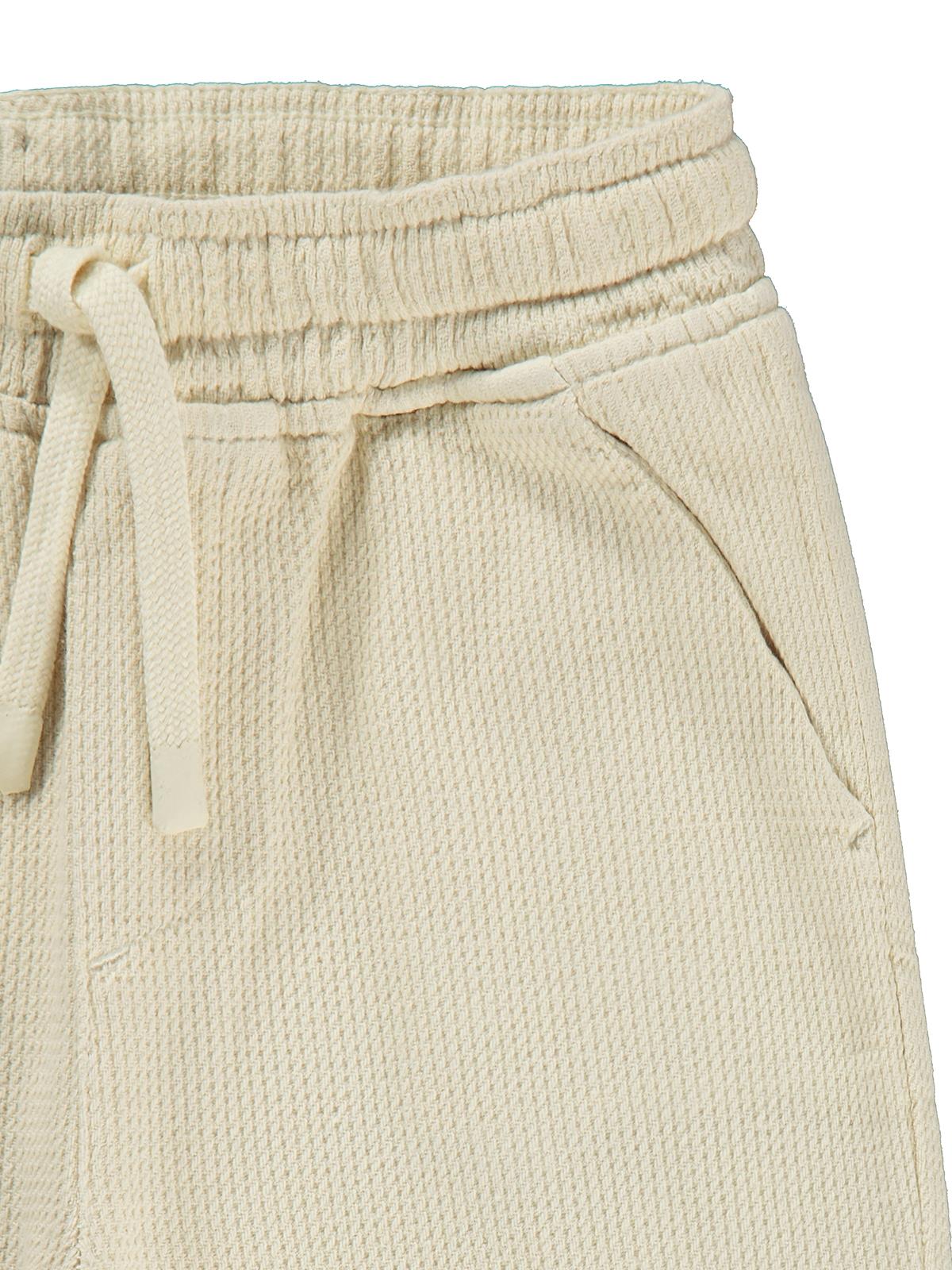 Civil Boys Dokulu 6-9 Yaş Pantolon - Beyaz