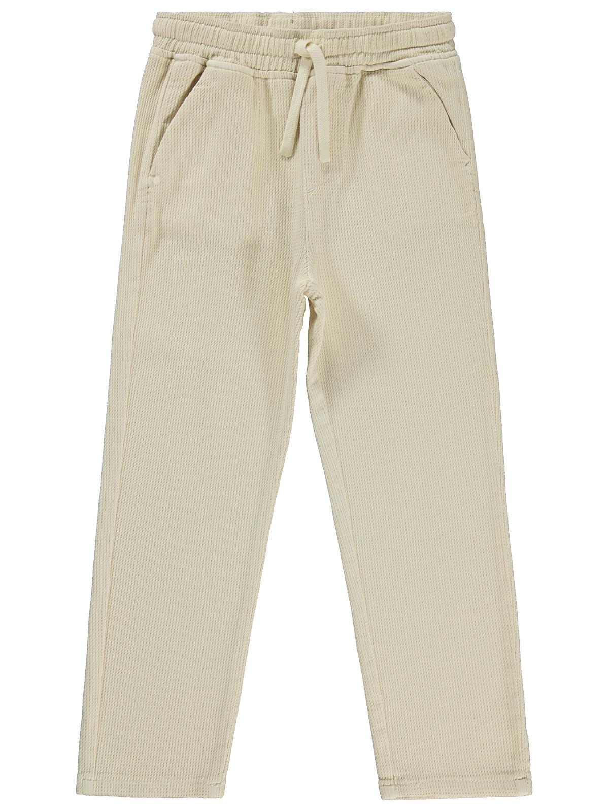 Civil Boys Dokulu 6-9 Yaş Pantolon - Beyaz