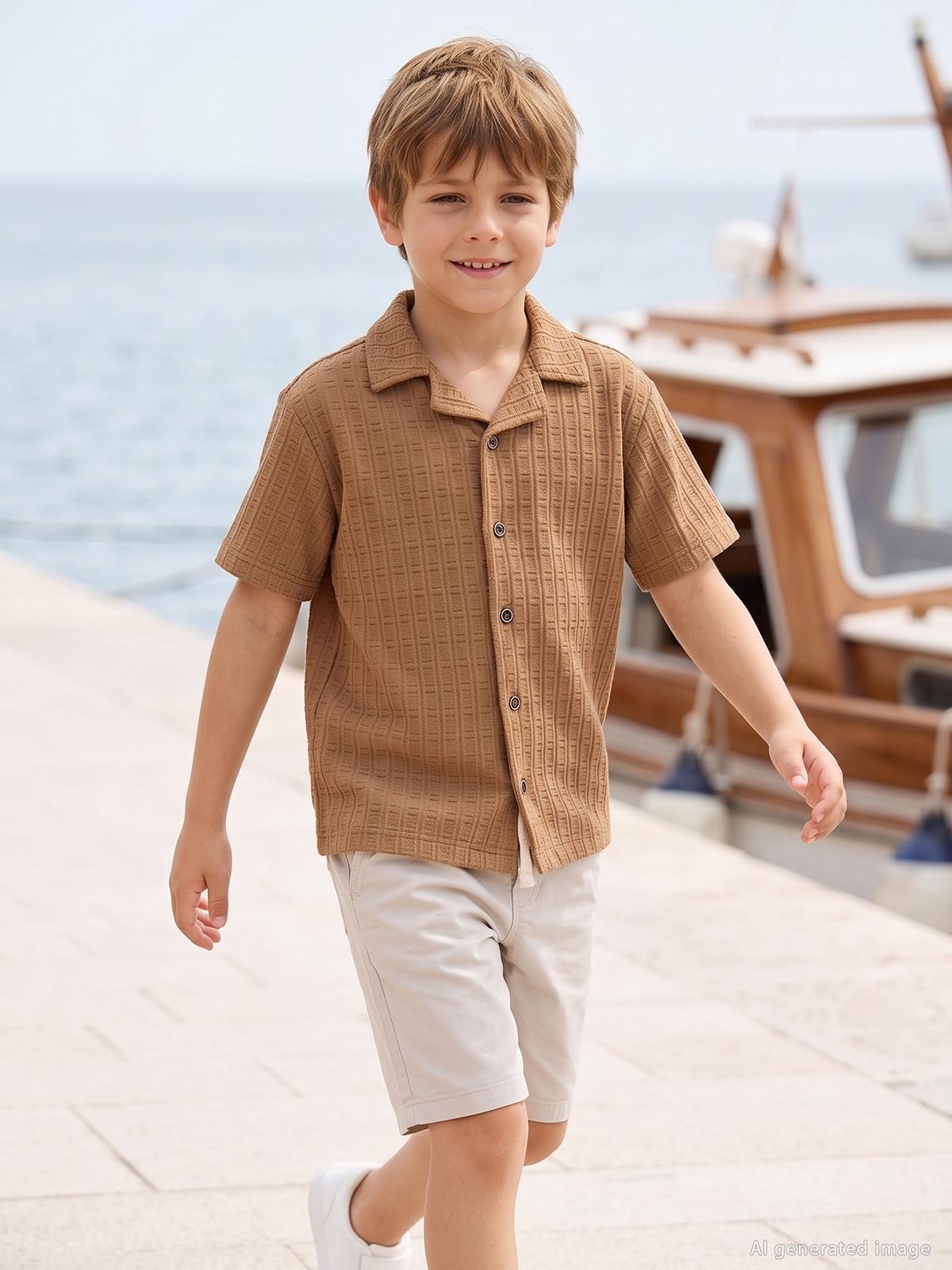 Civil Boys Beli Lastikli 6-9 Yaş Kapri - Yeşil