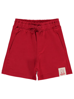 Civil Boys Basic Surf Etiketli 2-5 Yaş Kapri - Kırmızı