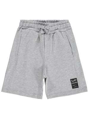 Civil Boys Basic Have Fun Baskılı 10-13 Yaş Şort - Gri