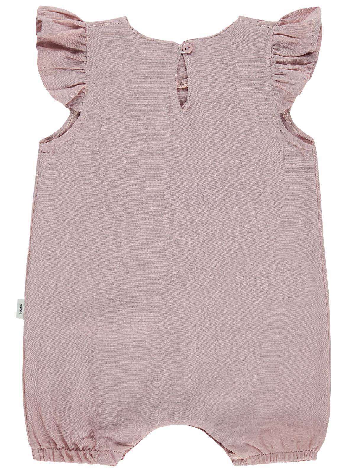 Civil Baby Volanlı Kol Şortlu 6-18 Ay Tulum - Pembe